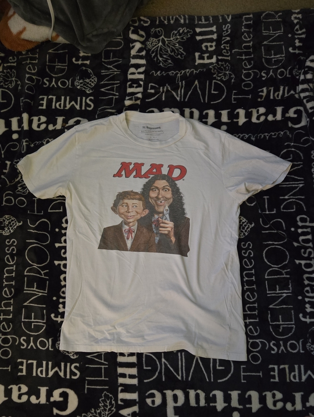 MAD Magazine White Graphic Short Sleeve Tee